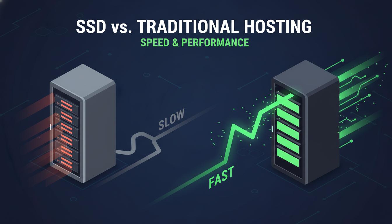 Diferencias entre hosting SSD y tradicional